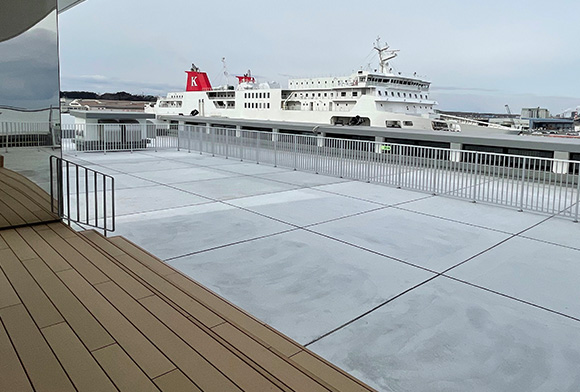 ３階展望デッキ