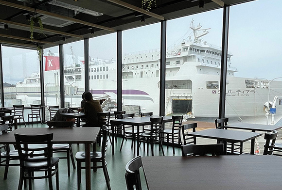 レストランからの展望